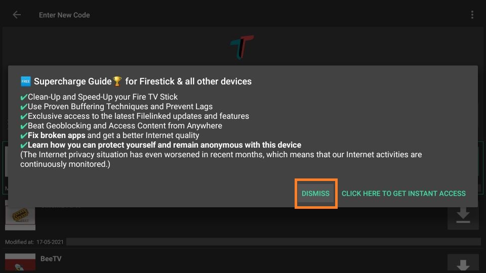 how to use FileLinked on FireStick
