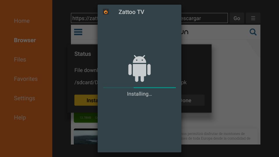 how to install Zattoo on FireStick