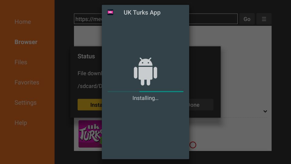 how to install UK Turks App on FireStick