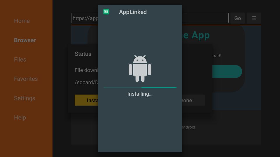 how to install AppLinked on FireStick