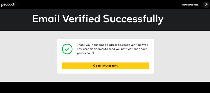email verified