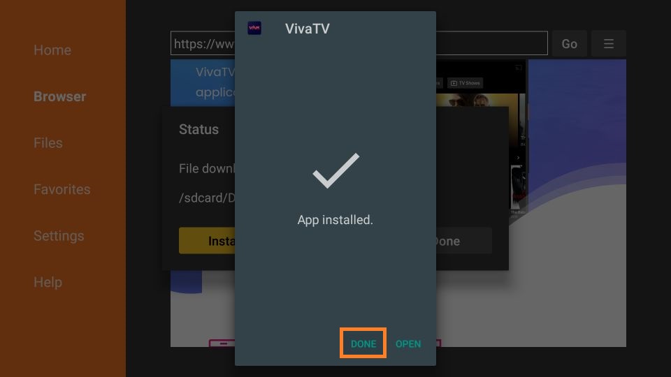 how to install Viva TV on FireStick