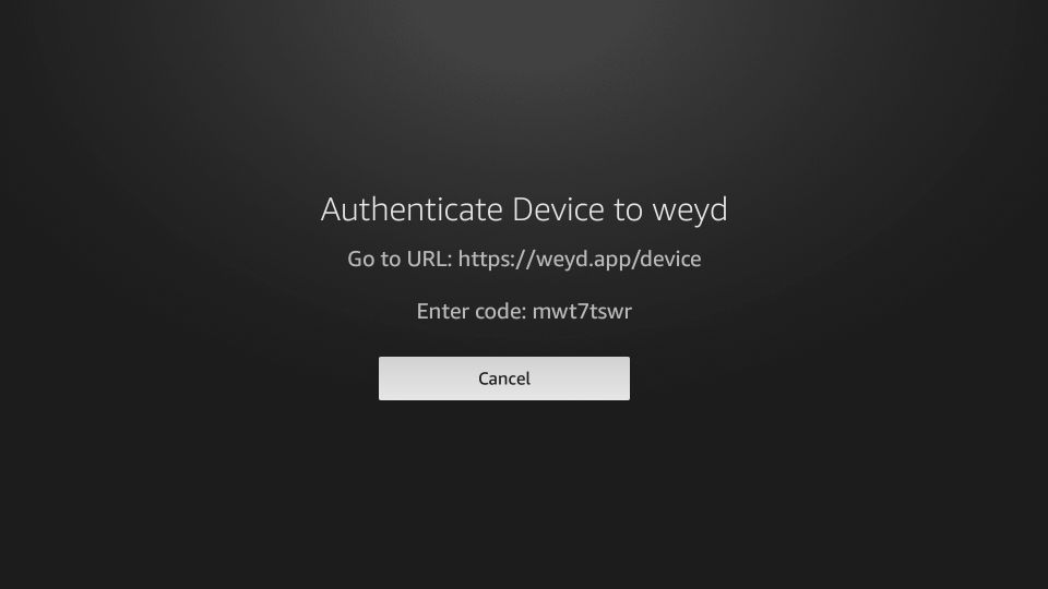 how to get Weyd on Amazon FireStick
