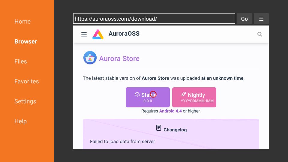 Get Aurora Store APK