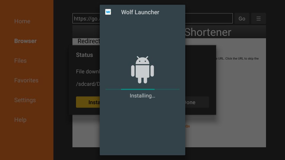how to install Wolf Launcher on FireStick