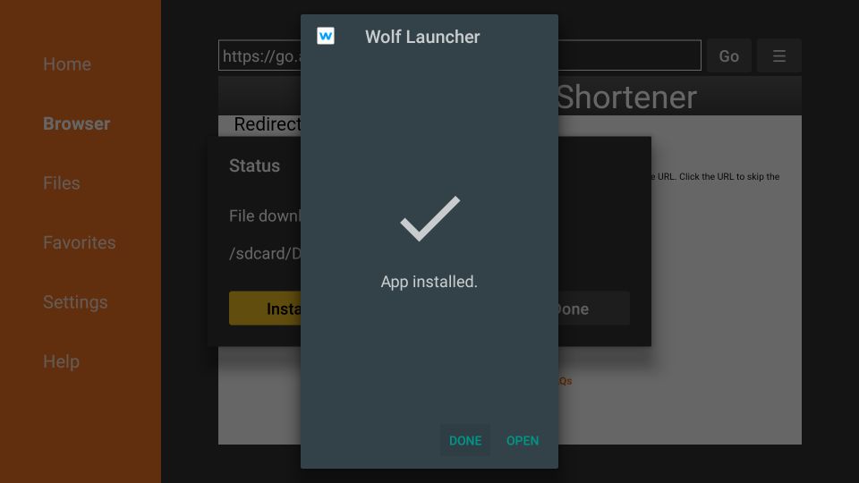 how to use Wolf Launcher on FireStick