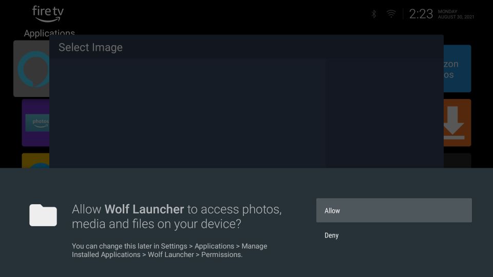 download Wolf Launcher on FireStick