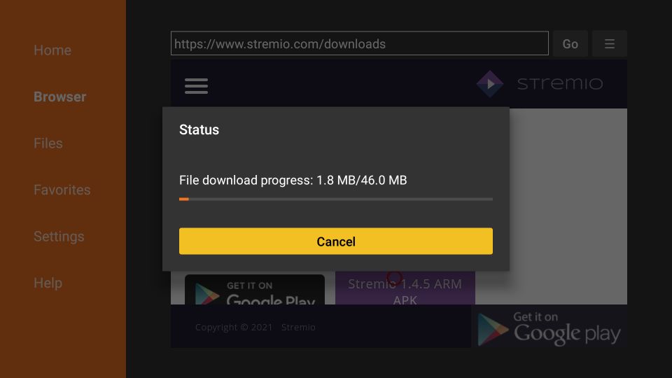 how to use Stremio on FireStick