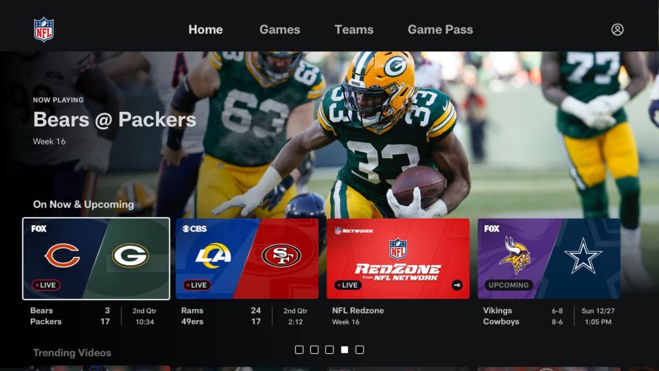 stream NFL games on FireStick