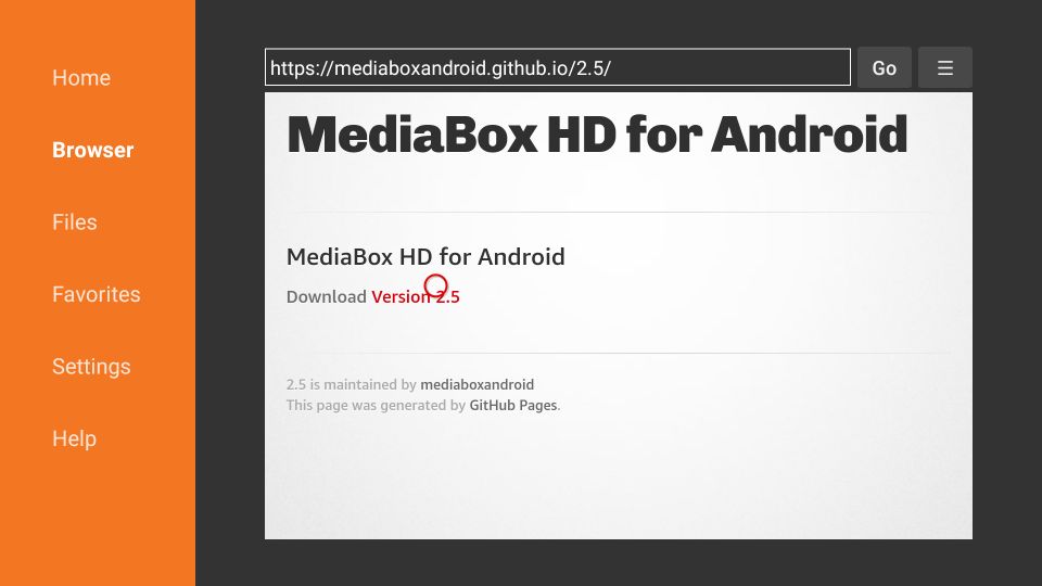 how to install MediaBox HD on FireStick