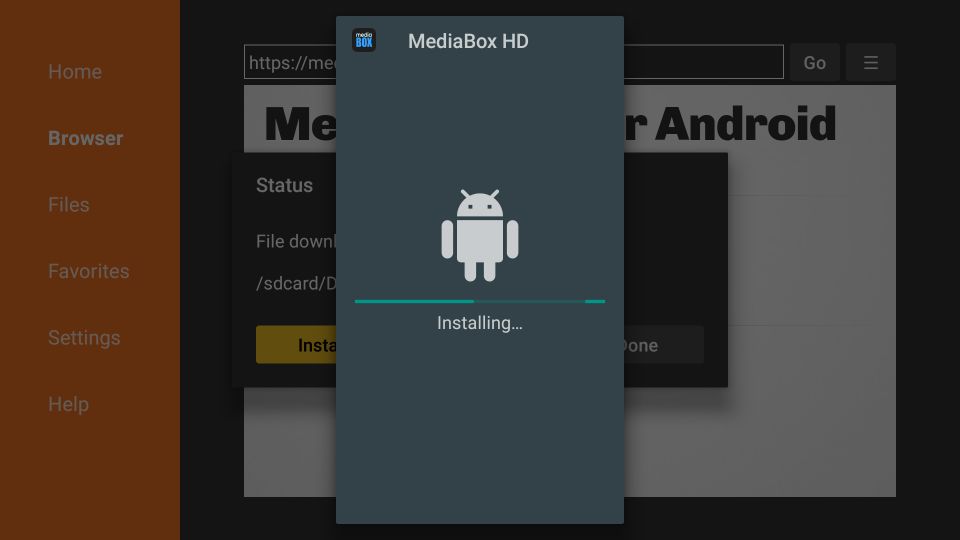 MediaBox HD on FireStick 