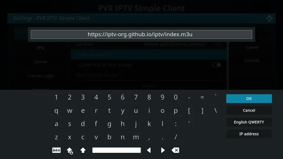 PVR IPTV Simple Client Kodi Addon download