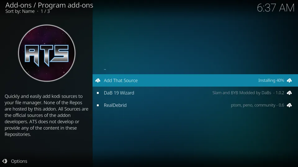 how to install Add That Source Addon on Kodi