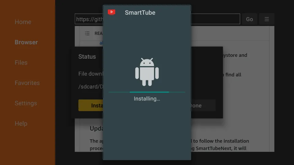 how to install SmartTubeNext on FireStick