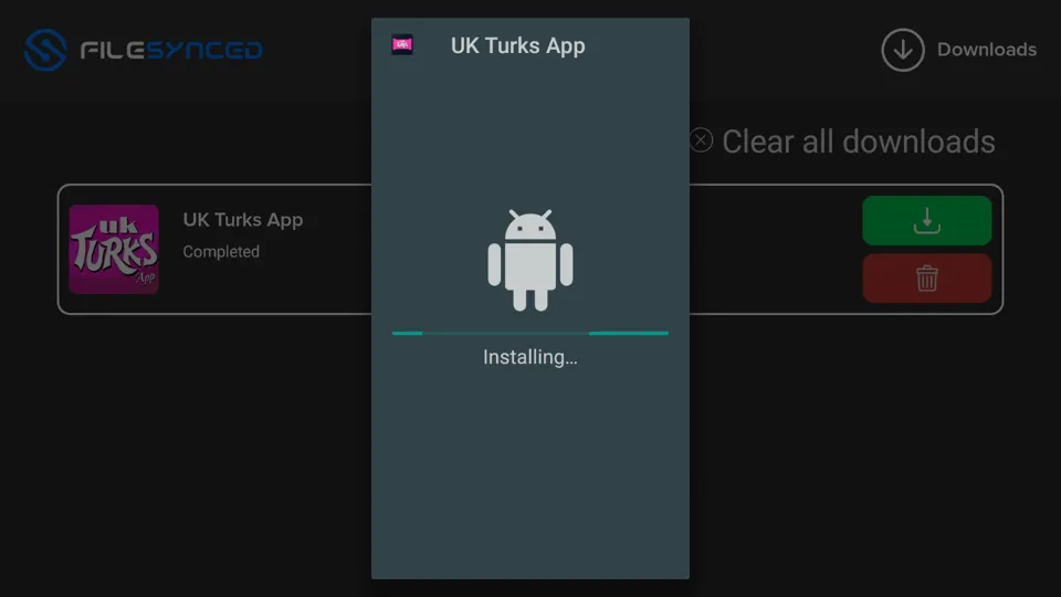 UK Turks App on FireStick
