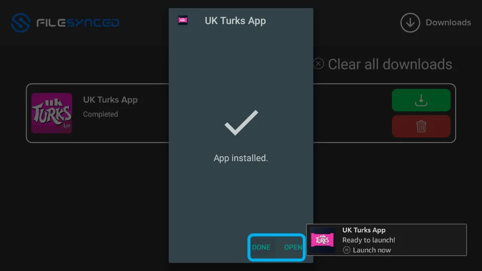 UK Turks App FireStick