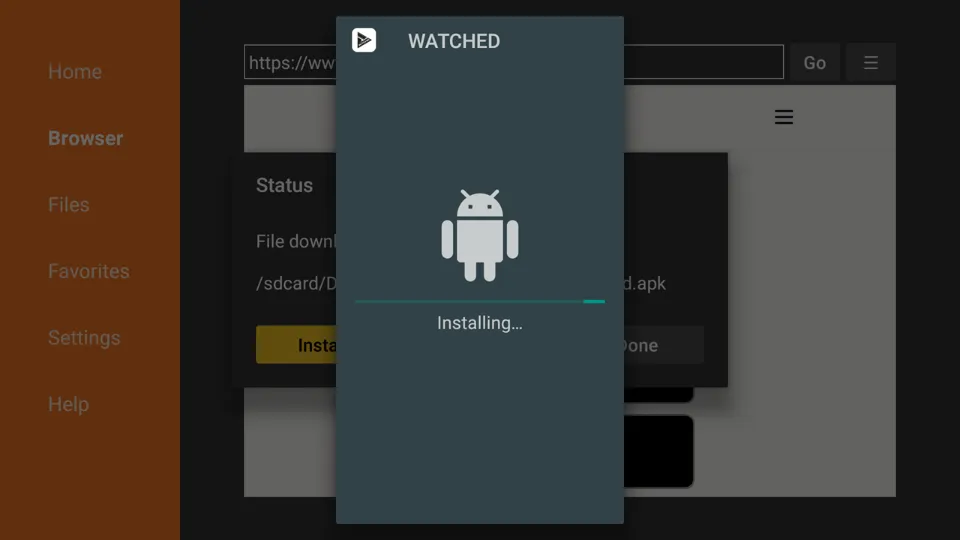 how to use Watched on FireStick