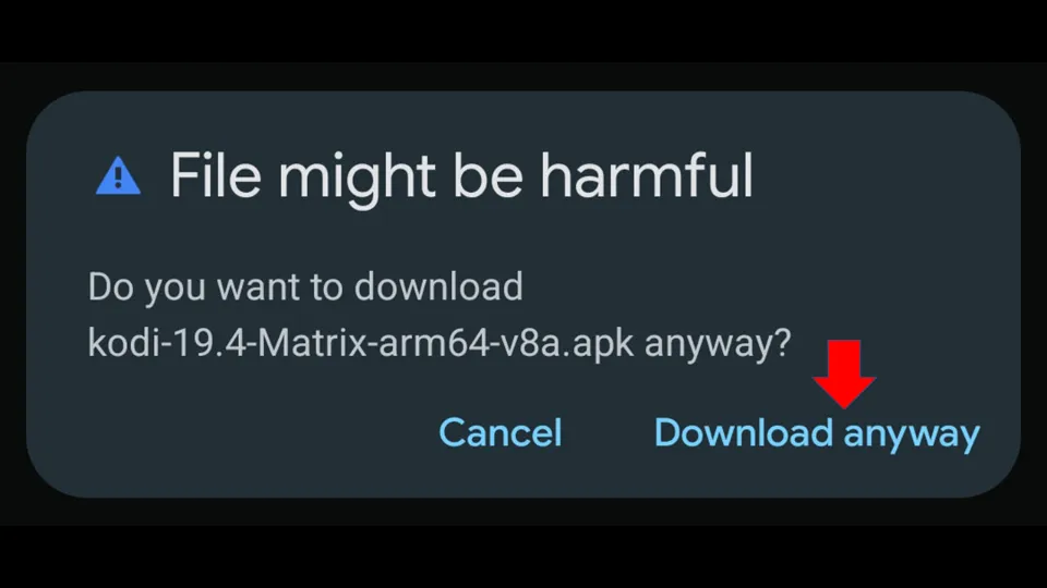click Download anyway