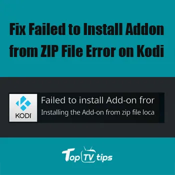 Failed to Install Addon from ZIP File