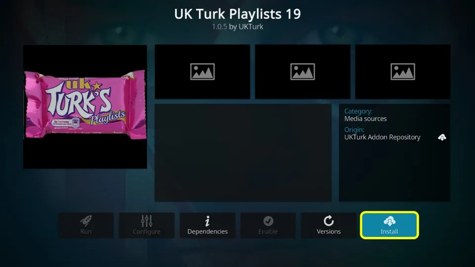 Get UK Turk’s Playlists Kodi Addon 