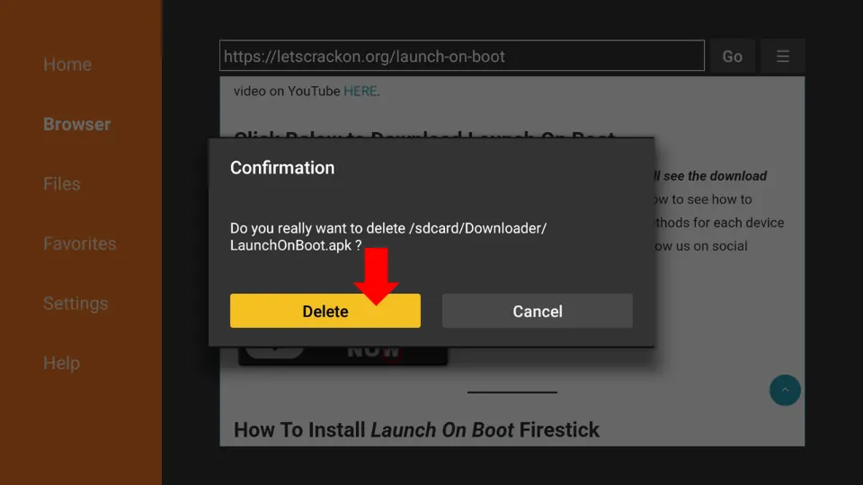 Launch on Boot