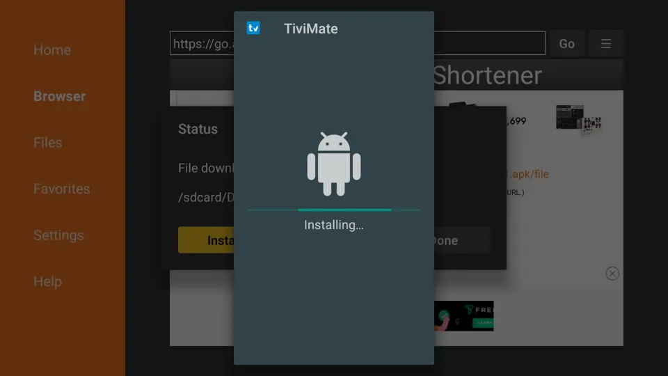 steps to install TiviMate on Fire TV Stick